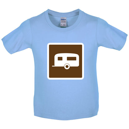 Caravan Sign Kids T Shirt