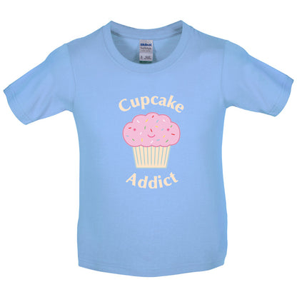 Cupcake Addict Kids T Shirt