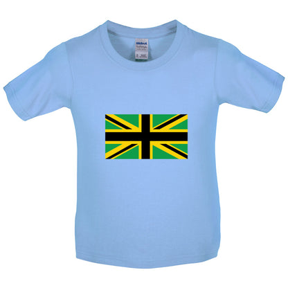 Jamaican Union Jack Kids T Shirt
