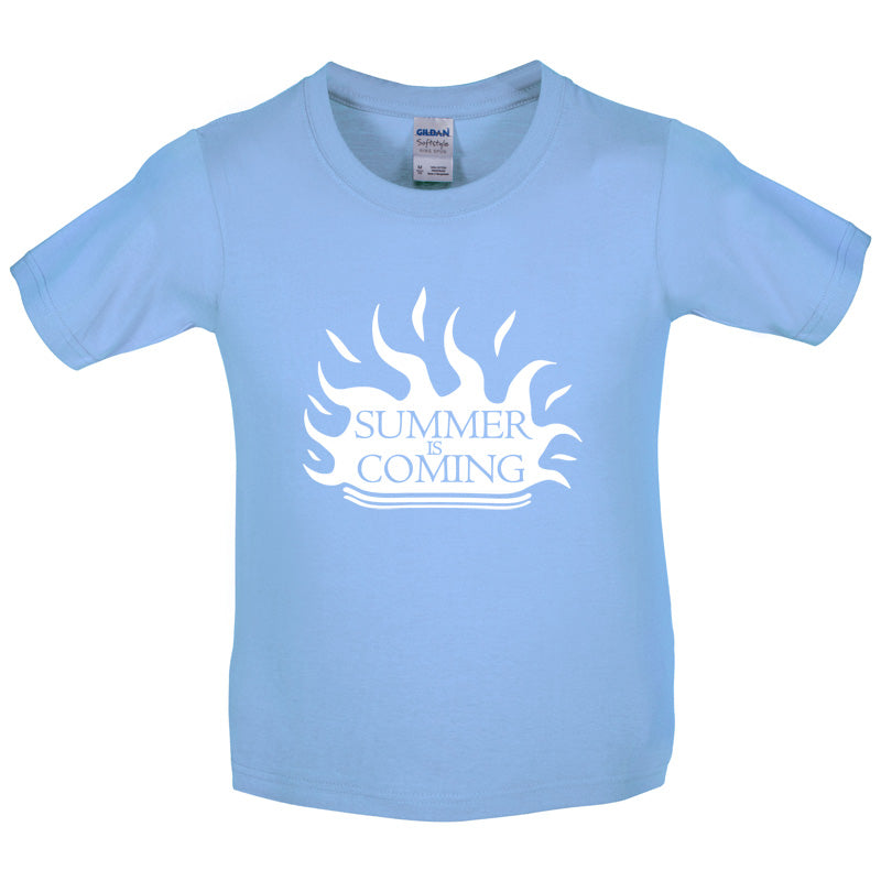 Summer Is Coming Kids T Shirt