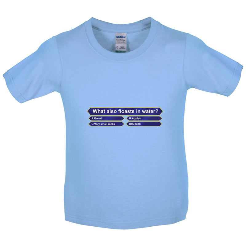 What Also Floats In Water Kids T Shirt