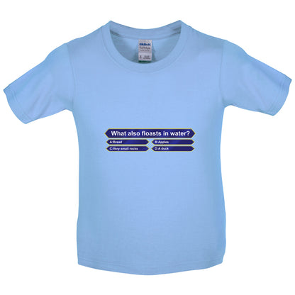 What Also Floats In Water Kids T Shirt