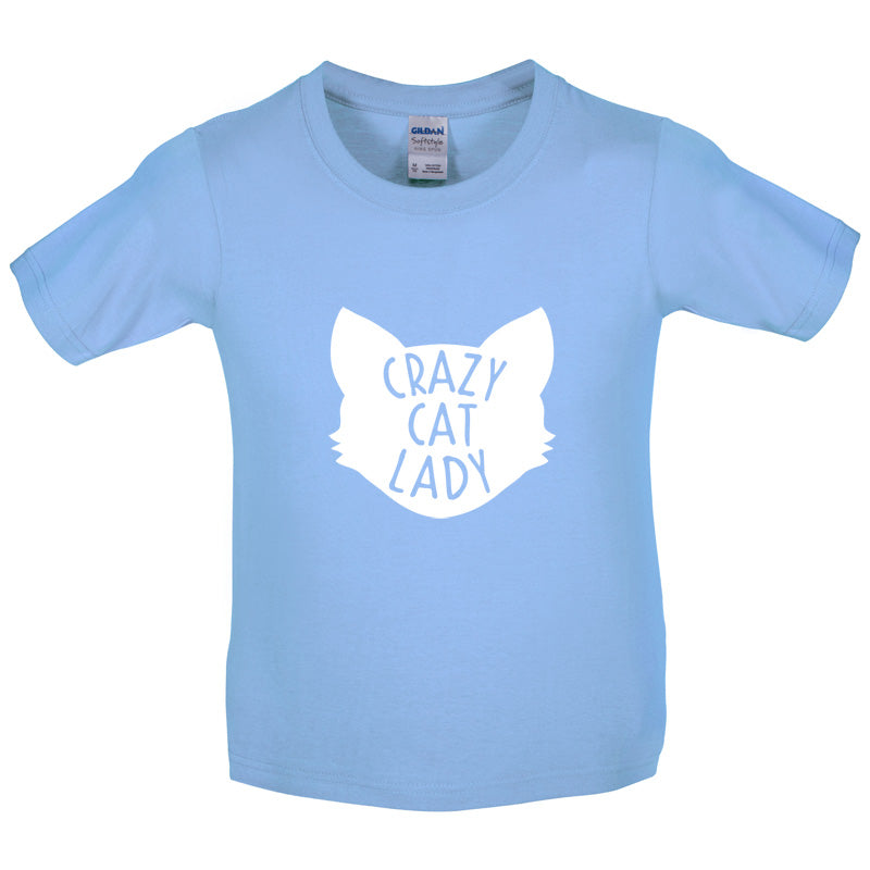 Crazy Cat Lady Kids T Shirt