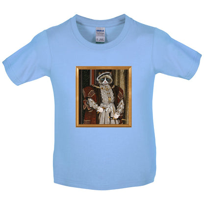 King Henry Grumpy Cat Kids T Shirt