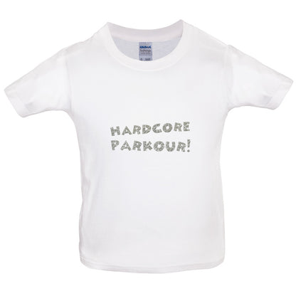 Hardcore Parkour Kids T Shirt
