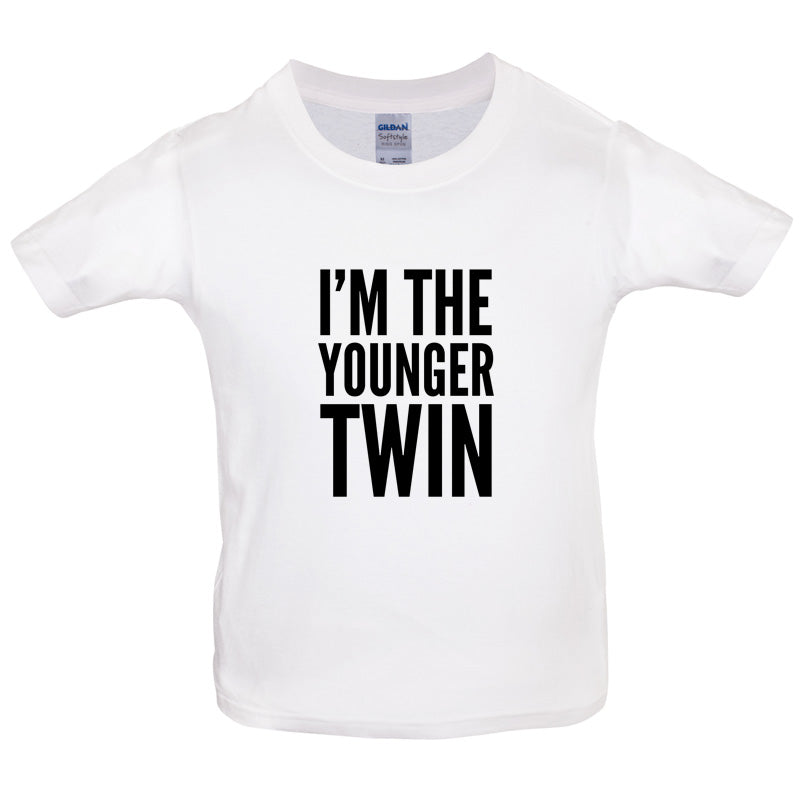 I'm The Younger Twin Kids T Shirt