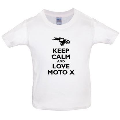 Keep Calm and Love Moto X Kids T Shirt