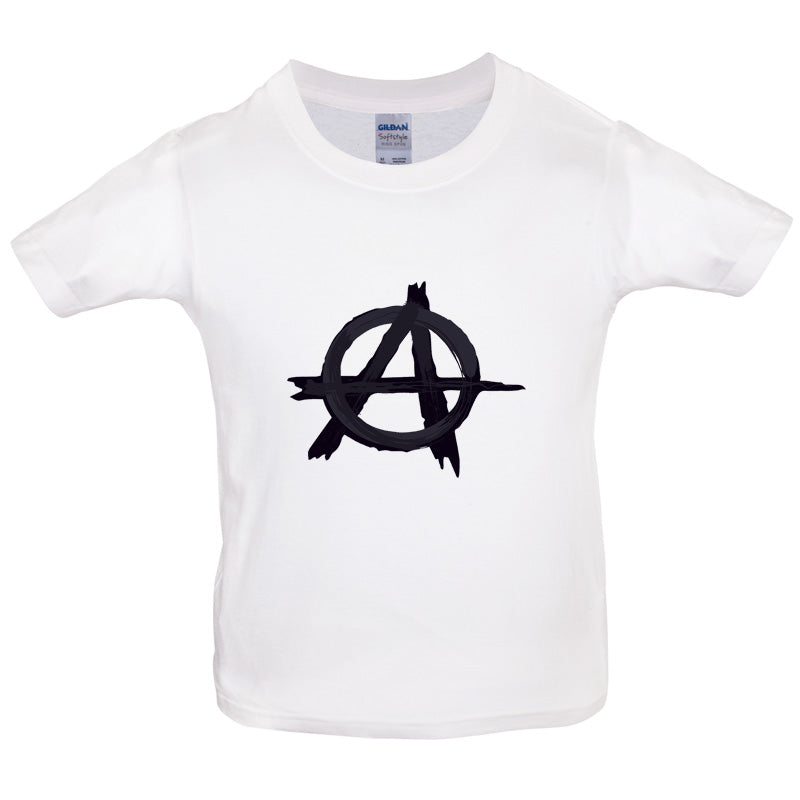 Anarchy Symbol Kids T Shirt