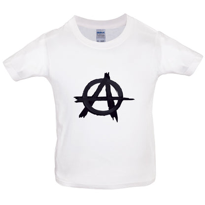 Anarchy Symbol Kids T Shirt