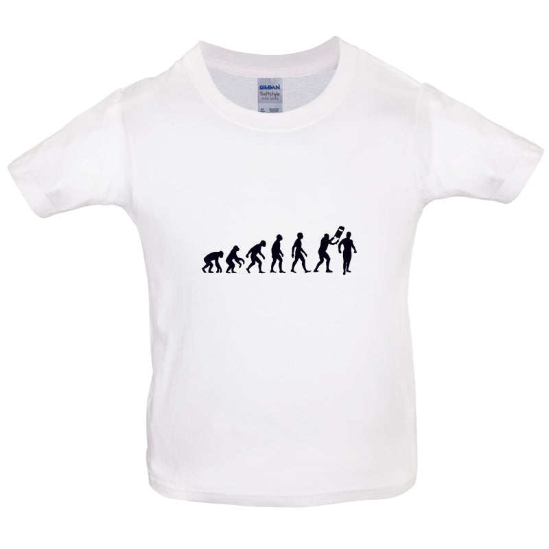 Evolution Of Man Wrestling Kids T Shirt