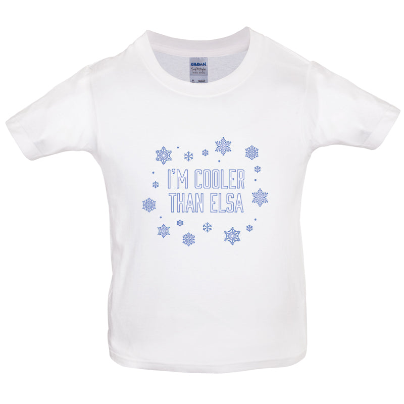 I'm Cooler Than Elsa Kids T Shirt