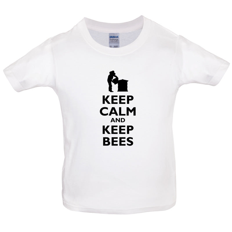 Keep Calm and Keep Bees Kids T Shirt