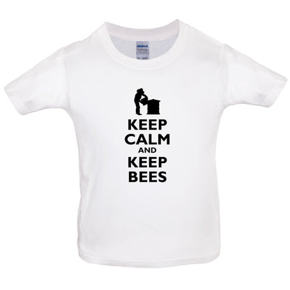 Keep Calm and Keep Bees Kids T Shirt