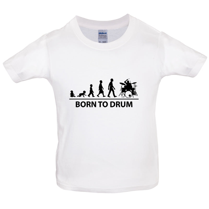Born to Drum Kids T Shirt