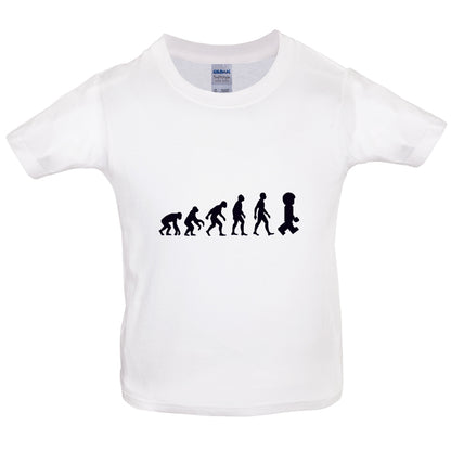 Evolution Of Man Master Builder Kids T Shirt