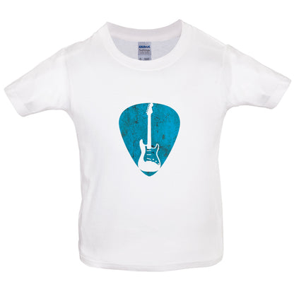 Guitar Pick Full Silhouette Kids T Shirt