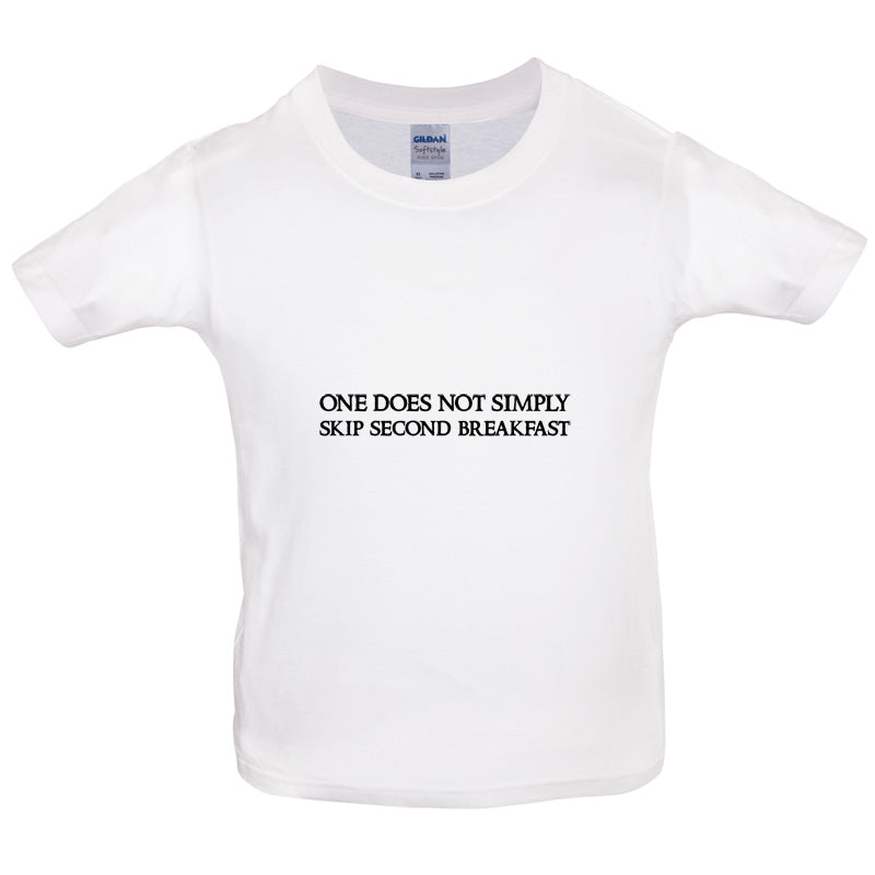 One Does Not Simply Skip Second Breakfast Kids T Shirt