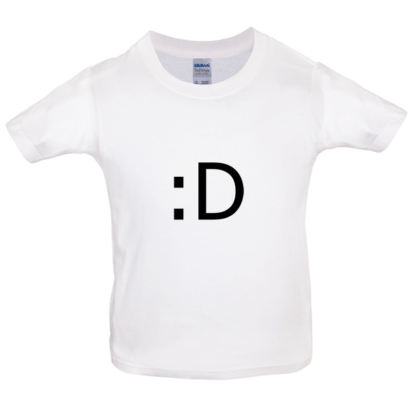 Grin Smiley Kids T Shirt