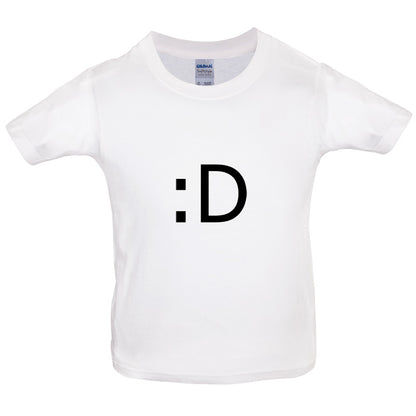 Grin Smiley Kids T Shirt