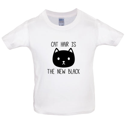 Cat Hair Is The New Black Kids T Shirt