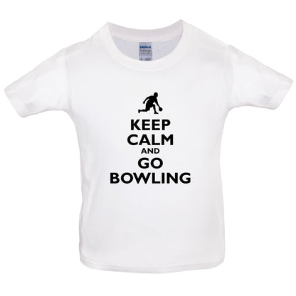 Keep Calm and Go Bowling Kids T Shirt