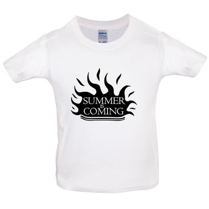 Summer Is Coming Kids T Shirt