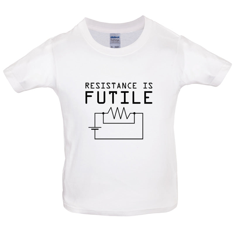 Resistance is Futile Kids T Shirt