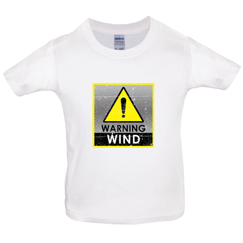 Wind Warning Symbol Kids T Shirt