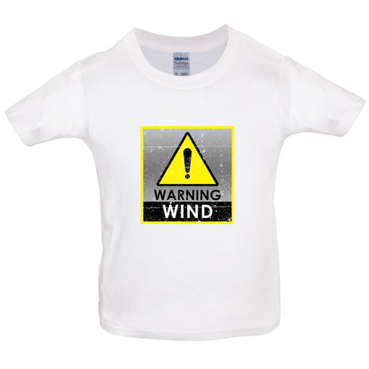 Wind Warning Symbol Kids T Shirt