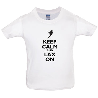 Keep Calm and Lax On Kids T Shirt