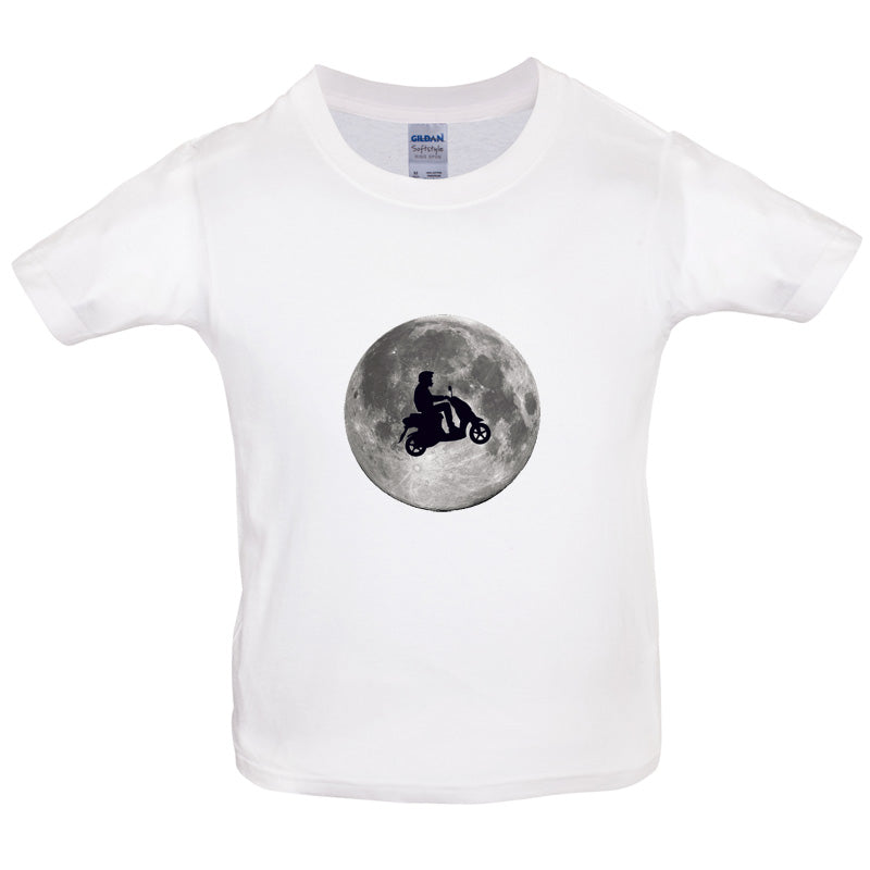 Moped Moon Kids T Shirt