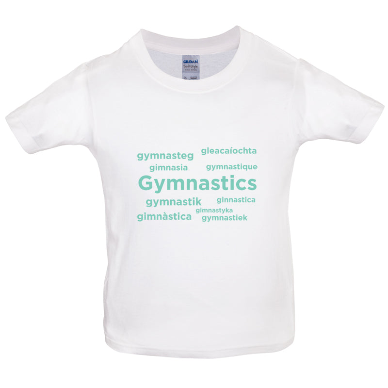 Gymnastics Language Kids T Shirt