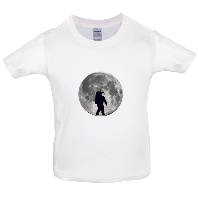 Astronaut On The Moon Kids T Shirt