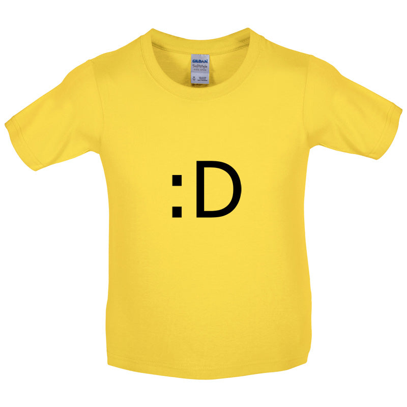 Grin Smiley Kids T Shirt
