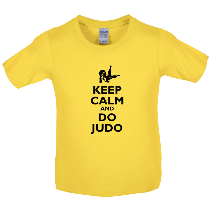 Keep Calm and Do Judo Kids T Shirt