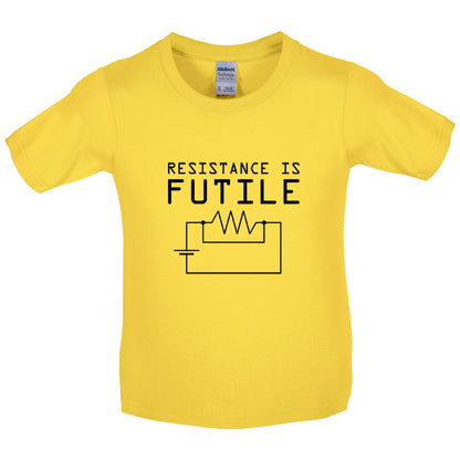 Resistance is Futile Kids T Shirt