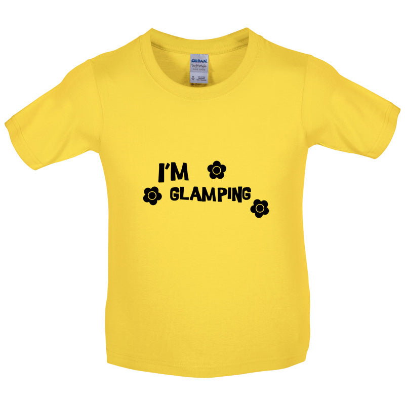 I'm Glamping Kids T Shirt
