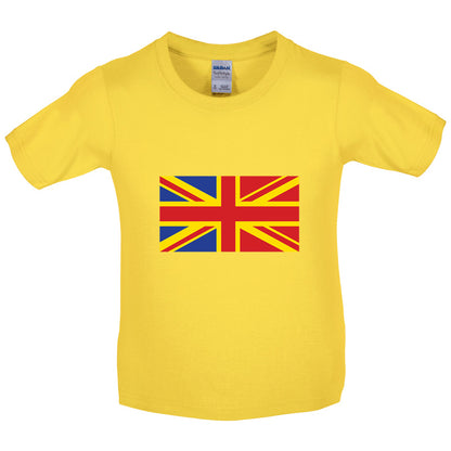Romanian Union Jack Kids T Shirt