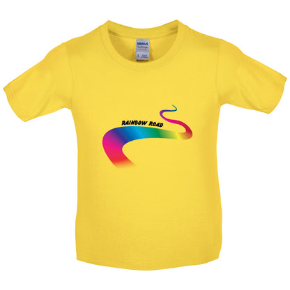 Rainbow Road Kids T Shirt