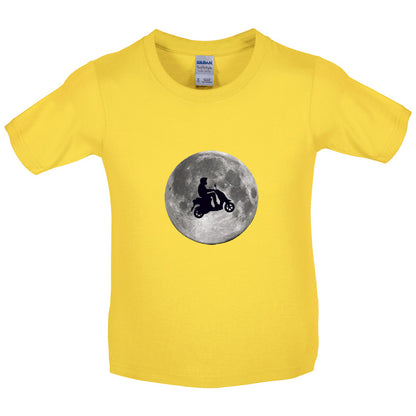 Moped Moon Kids T Shirt