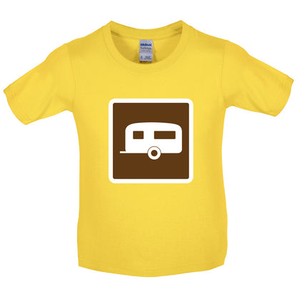 Caravan Sign Kids T Shirt