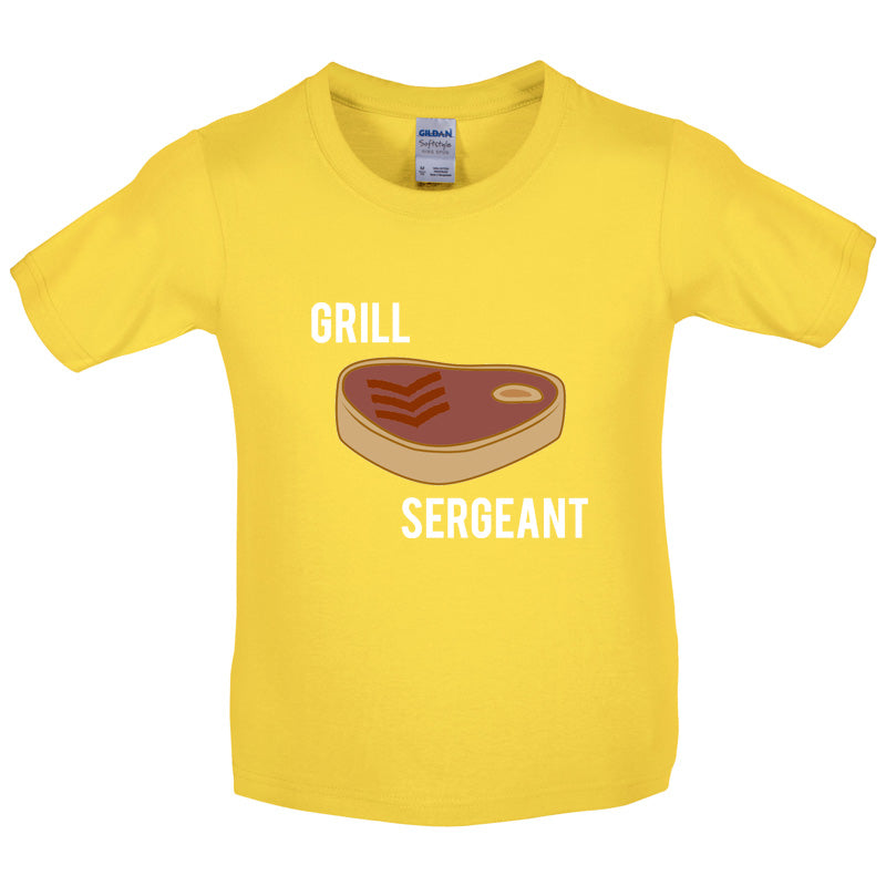 Grill Sergeant Kids T Shirt