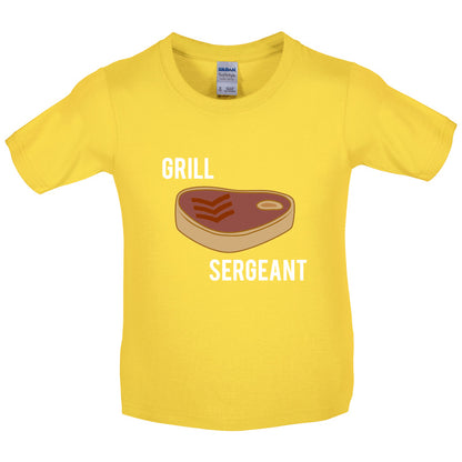 Grill Sergeant Kids T Shirt
