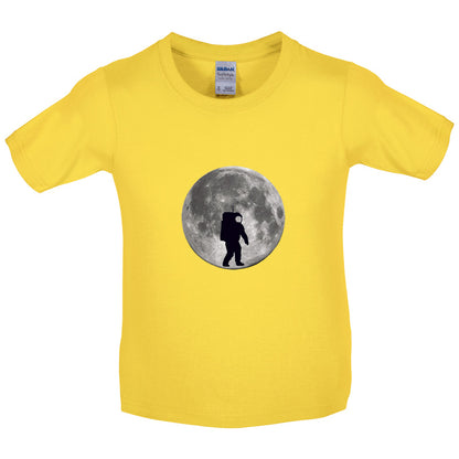 Astronaut On The Moon Kids T Shirt