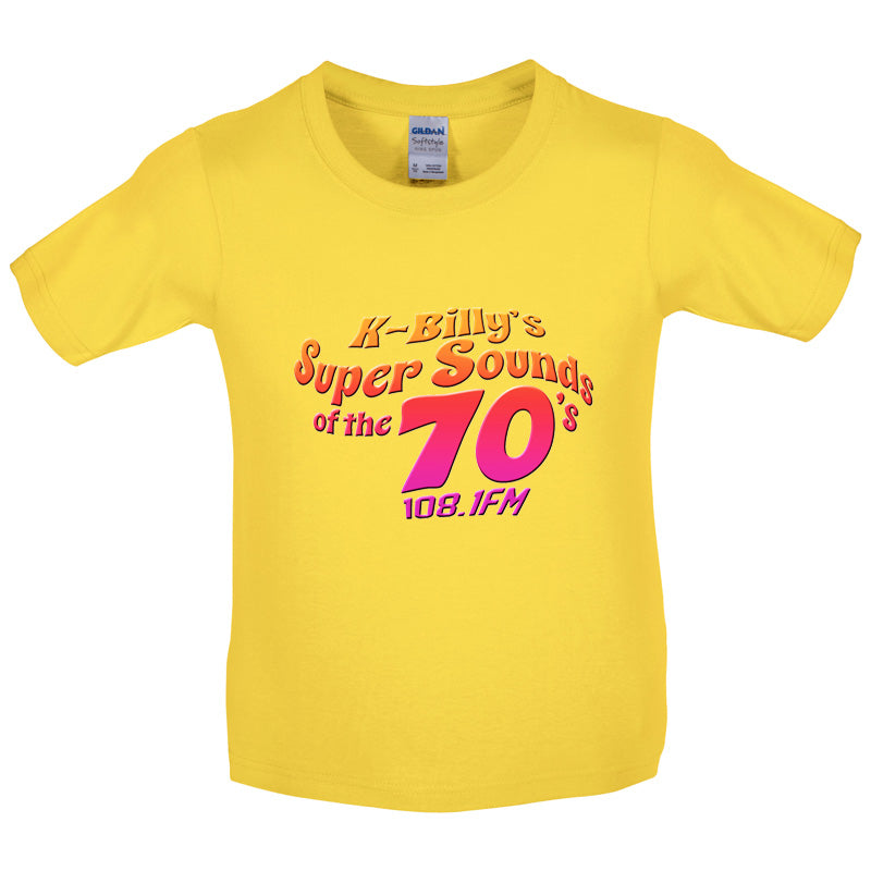 K-Billy's Super Sounds Of The 70's Kids T Shirt