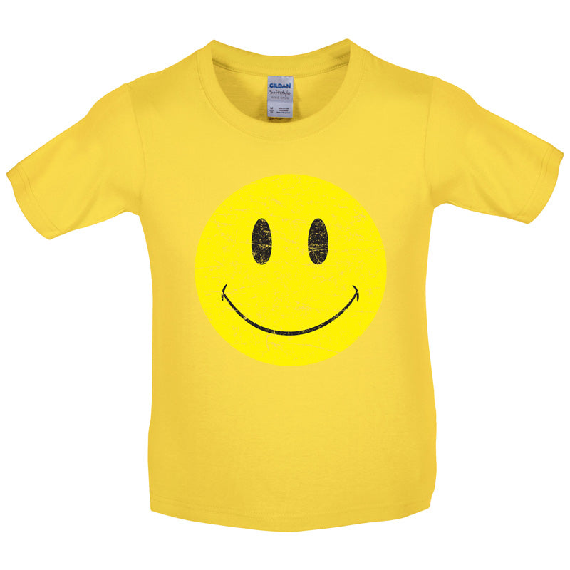 Smiley Rave Face Kids T Shirt