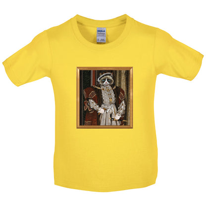 King Henry Grumpy Cat Kids T Shirt