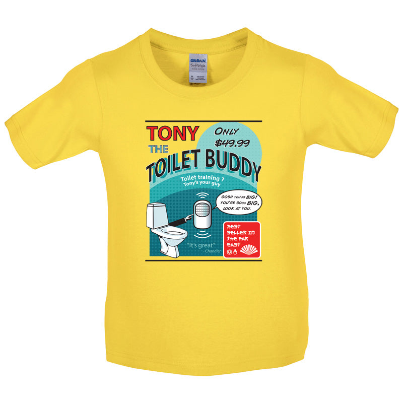 Tony the Talking Toilet Kids T Shirt