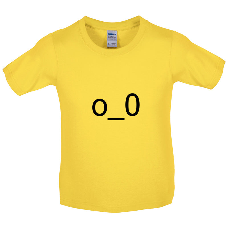 Confused Smiley Kids T Shirt