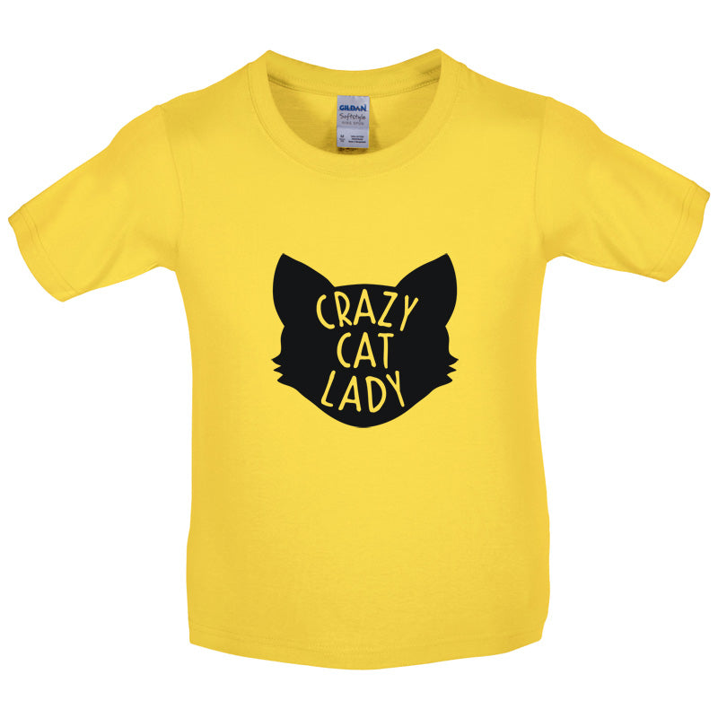 Crazy Cat Lady Kids T Shirt